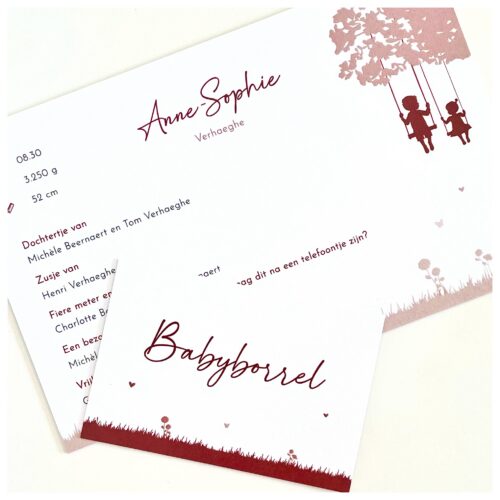 Geboortekaartjes, Doopsuiker en geboortebedankjes West-Vlaanderen - Ieper - Roeselare - Menen - Kortrijk - Zonnebeke - Kortemark - Diksmuide - Brugge - Zonnebeke - Moorslede, Oostrozebeke, Staden, Wervik, Wevelgem, Menen, ... snel en goedkoop